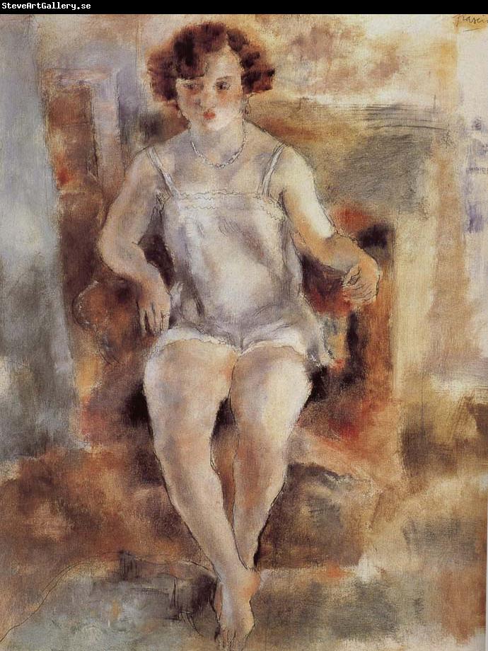 Jules Pascin Portrait of Mary